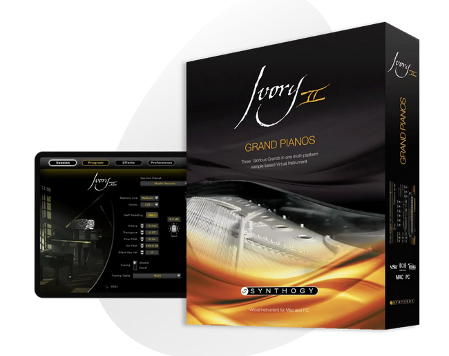 Synthogy Ivory II Grand Pianos (Full Latest Version 2.5)